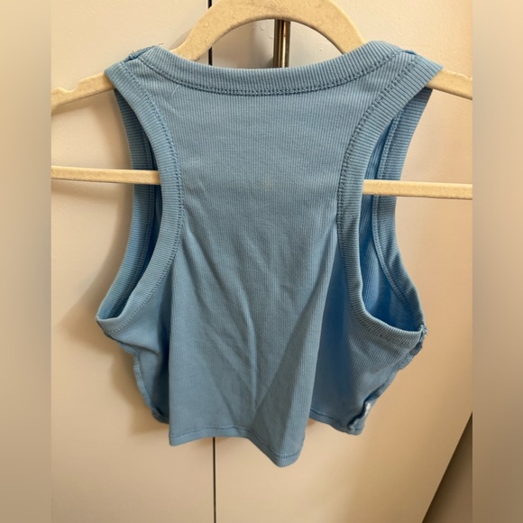 Cropped ribbed tank - Picture 2 of 2